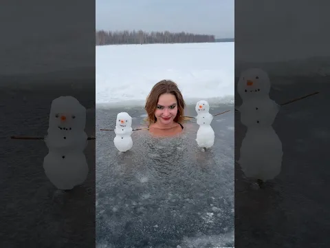 😏☃️💪🏼 #icequeen #frozen #galkina_anechka #ice #iceswimming #funny #humor #snowman #jokes #power