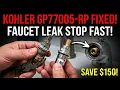 Kohler GP77005-RP Cartridge Replacement Fix Faucet Leak Fast Easy DIY Save 150