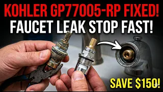 Kohler GP77005-RP Cartridge Replacement Fix Faucet Leak Fast Easy DIY Save 150