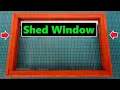 DIY Scrap Wood Shed Build Part 2 - Making the Window Frame