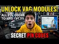 Unlock EVERY Module VCDS VAG Security Access PIN Codes List