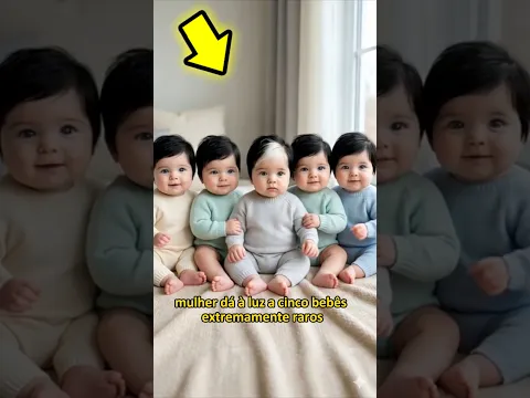 Mulher dá a luz a 5 BEBÊS RAROS e HOJE eles estão ASSIM!