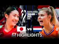 JAPAN 🇯🇵 vs NETHERLANDS 🇳🇱 | Highlights | Women's Volleyball World Championship 2025