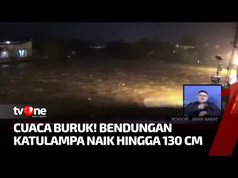 Bendungan Katulampa Naik 130 cm, Awas Banjir Kiriman