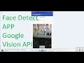 Android Face Detection APP using google vision API in Android Studio