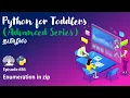 Learn Python programming in TAMIL Enumeration in zip Tamil