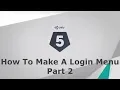 Unity 5 How to make a Login menu For Your Game Part 2