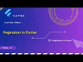 Pagination in flutter Flutter Advance