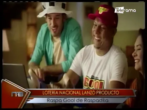 Lotería Nacional lanzó producto Raspa Gool de Raspadita