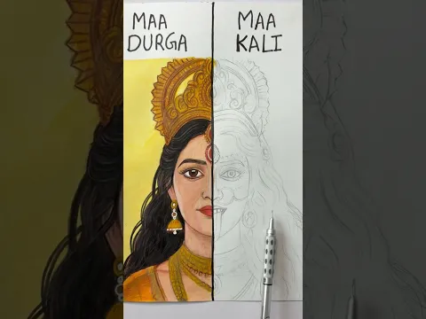 Maa Durga X Maa Kali 🔥🙏🏻 Divine Power of Maa ✨ #shorts