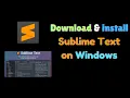 How to Download Install Sublime Text on Windows