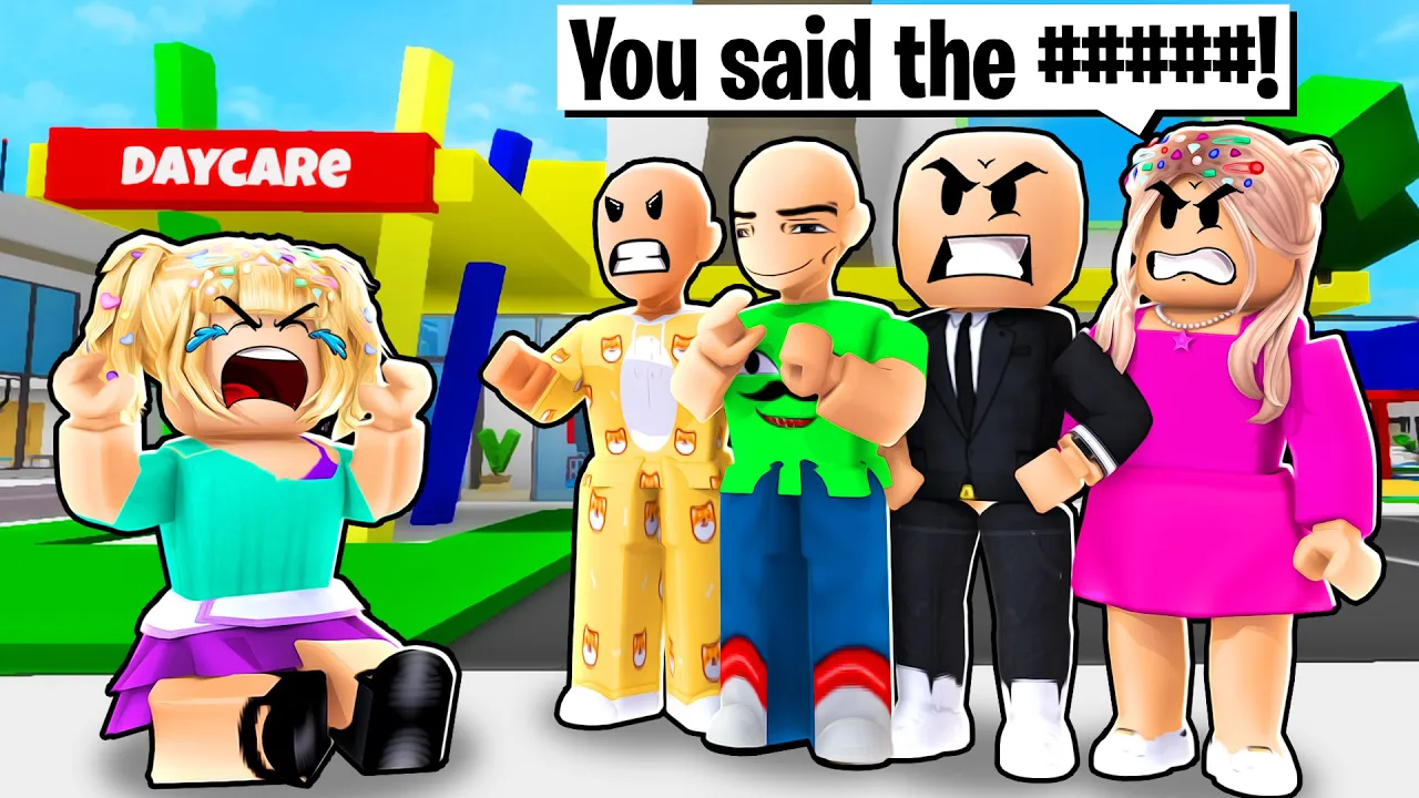 DAYCARE KIDS LEARN A BAD WORD! |Roblox | Brookhaven 🏡RP