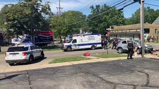 Scene of shooting on Fourth Street in Jackson