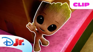 Spidey Rescues a Stolen Pufferfish! 🐡💚 | Marvel's Spidey and his Amazing Friends | Disney Jr.