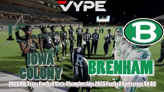 TXHSFB Playoffs Round 3 Highlights Brenham Cubs vs Iowa Colony Pioneers