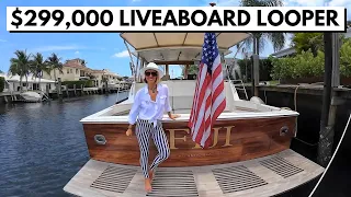 WHY SO POPULAR? 🤔 $299K 1999 Grand Banks 49′ Eastbay HX Liveaboard Yacht Tour