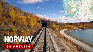 4K CABVIEW: Norway’s Golden Autumn On The Bergen Line