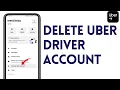 How To Delete Uber Driver Account