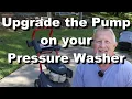 Upgrade or Replace the Pump Excell VR2522 and VR2500 Pressure Washer