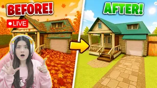 LIVE Mabar Roblox Clean All the Leaves!! Sampe Tamat Bersihin Rumahnya!! 