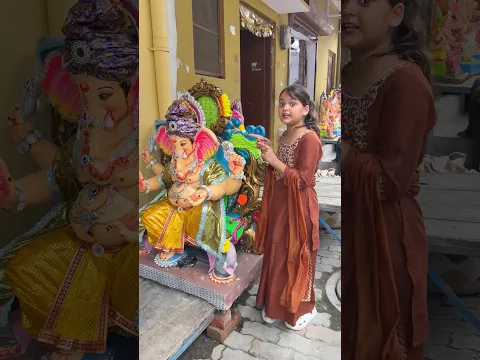 Shrishti ko konse Ganpati bappa chhiye..?🥰🙏🏻| #ganeshchaturthi #shorts #story #viralvideo #family