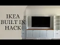 IKEA BUILT IN HACK BESTA BRIMNES HANVIKEN