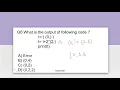 Python MCQs on Tuples