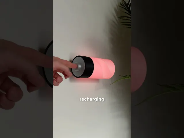 Social battery, desk/door/wall lamp. video thumbnail