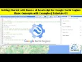 Getting Started with Basics of JavaScript for Google Earth Engine Basic Concepts with Examples 01