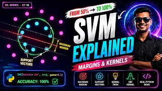 Support Vector Machine SVM Explained Visually Kernels Margins RBF ML From Scratch Ep 10