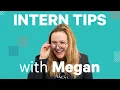 Megan Shares Internship Application Tips IC VLOGS Ithaca College