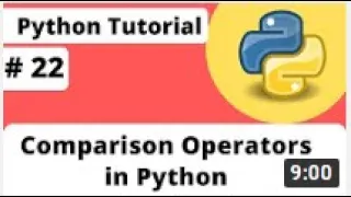 22 Comparison Operators in Python Python Tutorials YouTube Green Life