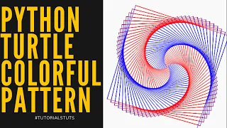 Spiral Pattern in Python Turtle Python turtle graphics tutorial