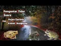 Download Lagu Alam Menurunkan Hujan Gerimis dan Suara Kodok Bangkong Sebagai Terapi Tidur