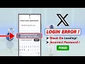 Can t Logging into X Twitter - Fix X Login Problem