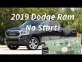 2019 Ram-No Start
