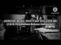 Download Lagu Depeche Mode - Don't Say You Love Me || Lirik Terjemahan 🇮🇩 Indonesia
