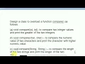 Method overloading in Java ICSE 2011 MARKS QUESTION