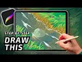 Step-by-Step PROCREATE TUTORIAL Ghibli-Style Crystal Clear River