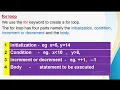 Loop Statements in C for loop control Statement KISWAHILI