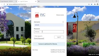 Canvas Login and Password Reset