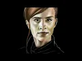 Emma Watson time lapse digital painting using Procreate