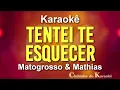 Matogrosso & Mathias - Tentei te esquecer Karaokê