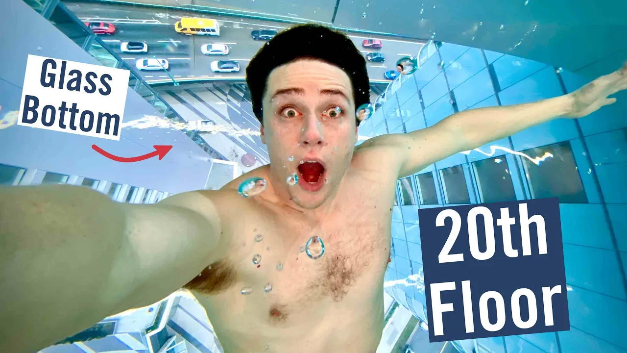 Glass Bottom Pool 200 ft. in the AIR in CANADA!
