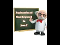 Mastering the Final Keyword Unlock the Power of Java s Final Modifier java basic - 3