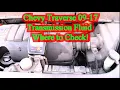 Chevy Traverse 09 - 17 Transmission Fluid Where to Check and How to Fill