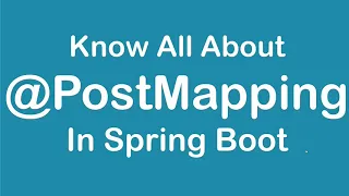 Postmapping Spring Boot Example Spring Boot Postmapping Spring Boot Postmapping Example