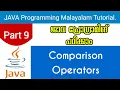 Comparison Operators Java Programming Malayalam Tutorial Part 9 0f 30
