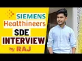 Siemens Interview Experience and Pro tips by Raj
