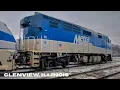 Exploring the Glenview Metra and Amtrak train station in Glenview Illinois